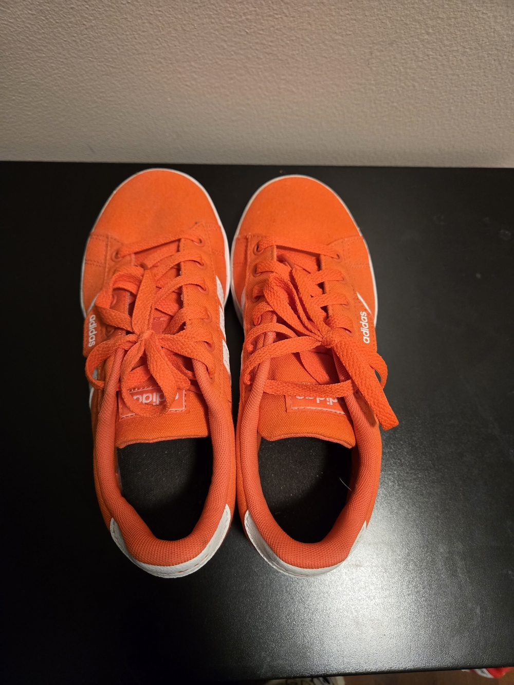Adidas Kids Orange Canvas Sneakers